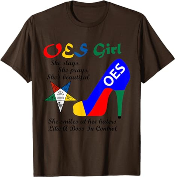 OES Girl Platform Order of Eastern Star Parents' Christmas T-Shirt