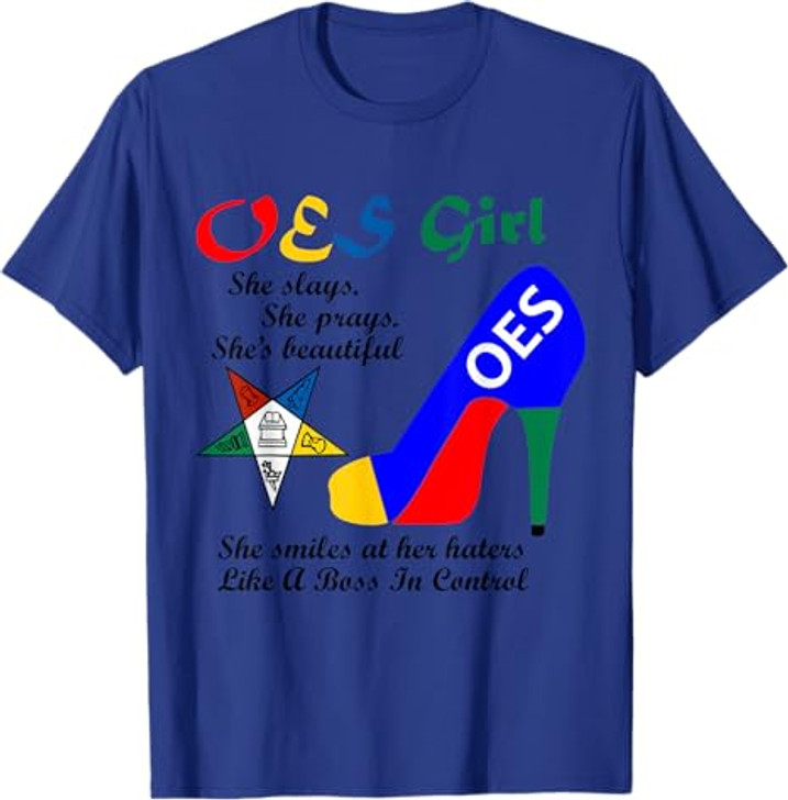 OES Girl Platform Order of Eastern Star Parents' Christmas T-Shirt