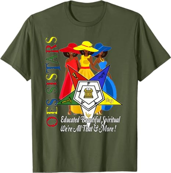 OES Ring Diva Sistar of Color Order Of The Eastern Star T-Shirt