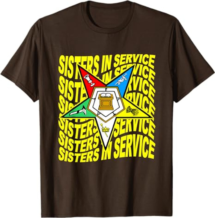 Order of the Eastern Star Shirt OES Shirt Sisters In Service T-Shirt