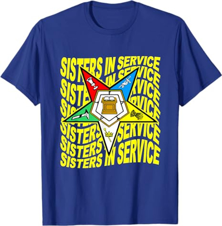 Order of the Eastern Star Shirt OES Shirt Sisters In Service T-Shirt