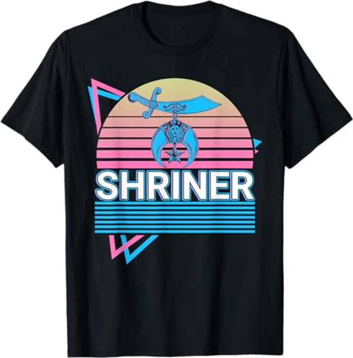 Shriner Retro Freemason Masonic Mystic Shrine T-Shirt