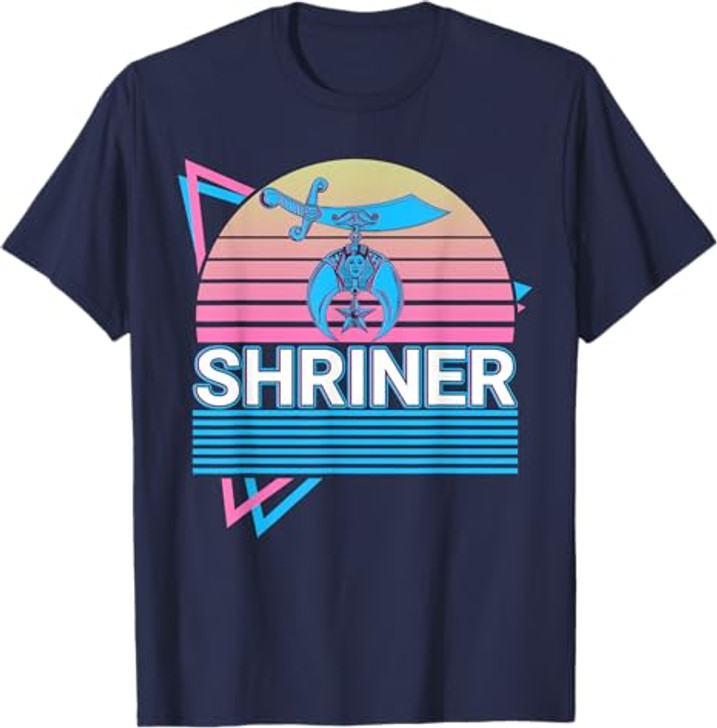 Shriner Retro Freemason Masonic Mystic Shrine T-Shirt