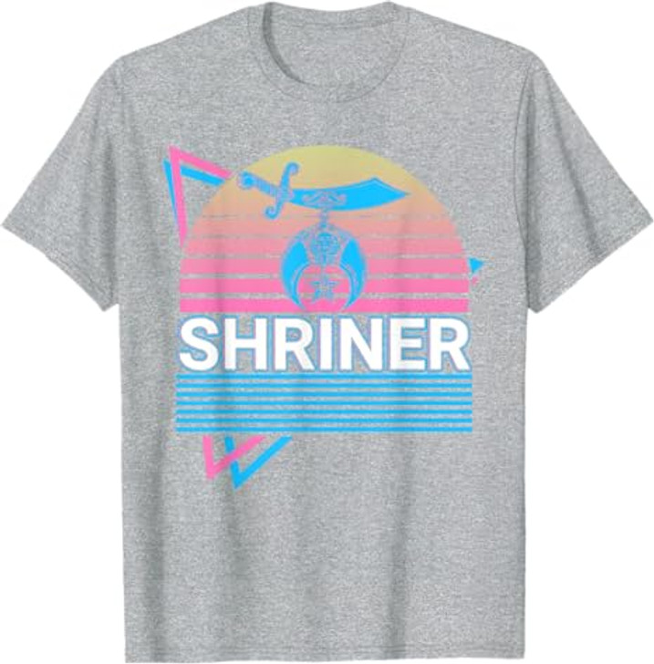 Shriner Retro Freemason Masonic Mystic Shrine T-Shirt
