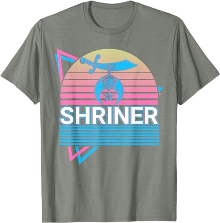 Shriner Retro Freemason Masonic Mystic Shrine T-Shirt