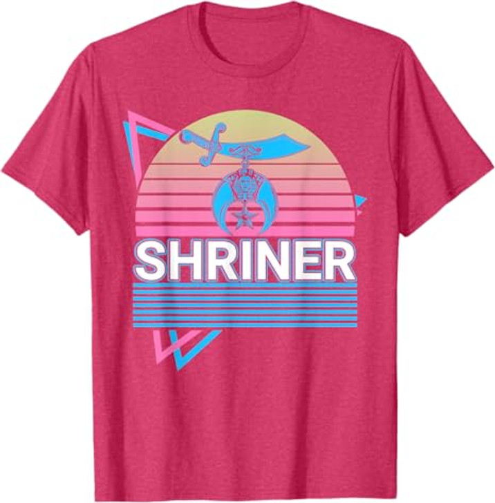 Shriner Retro Freemason Masonic Mystic Shrine T-Shirt