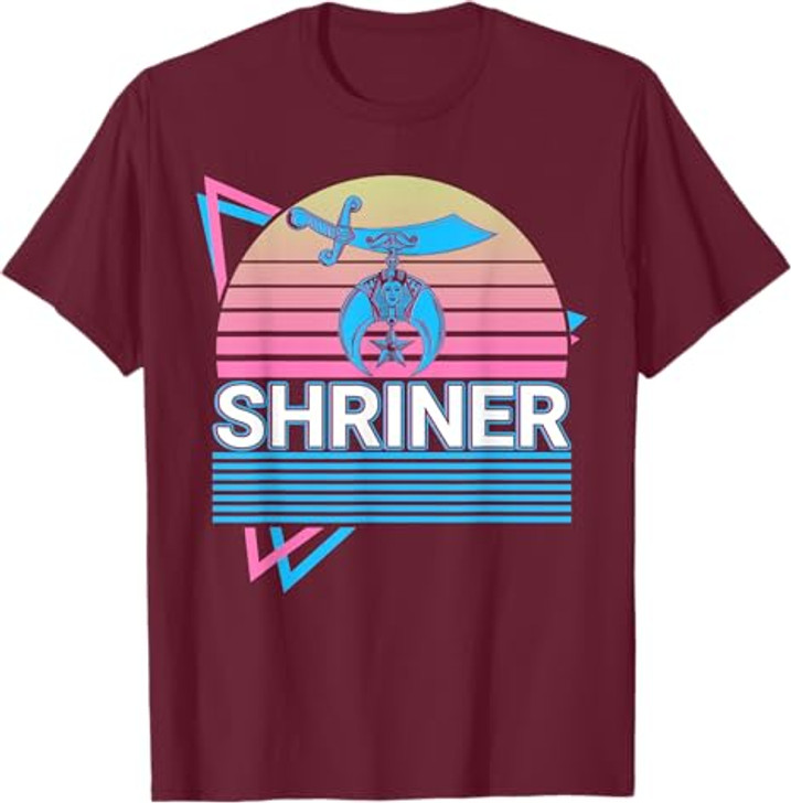Shriner Retro Freemason Masonic Mystic Shrine T-Shirt