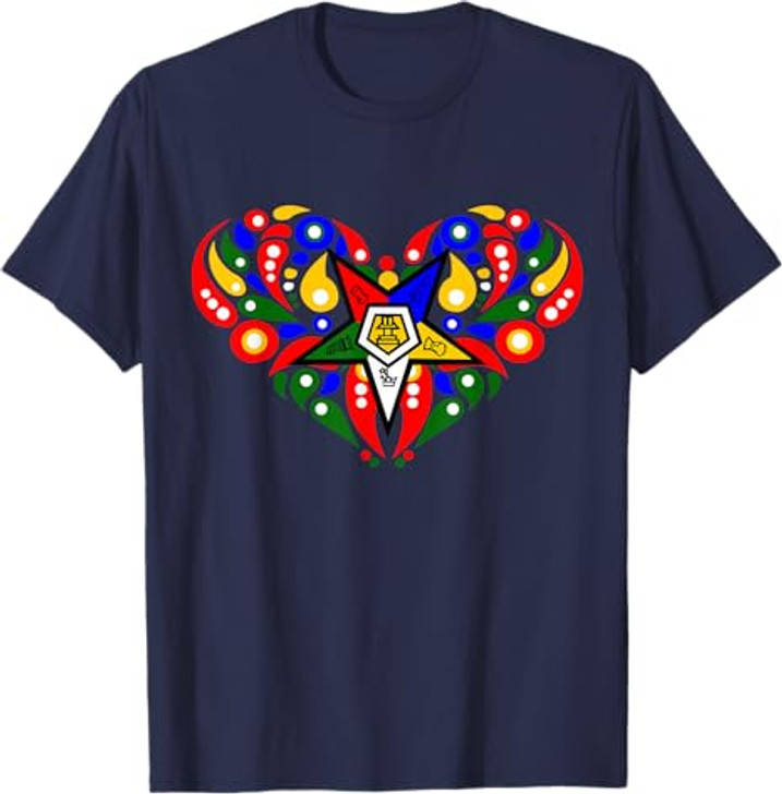 OES Heart Star Soul Order of the Eastern Star Thanksgiving T-Shirt