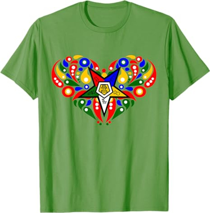 OES Heart Star Soul Order of the Eastern Star Thanksgiving T-Shirt