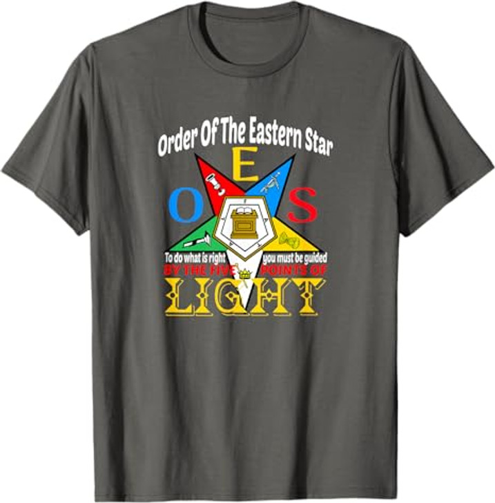 Order Of The Eastern Star OES Guided By The Light Sisterhood T-Shirt
