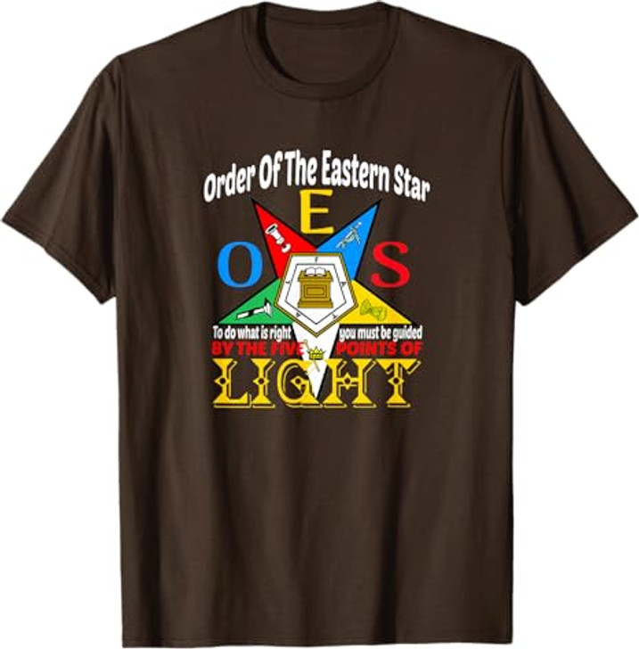 Order Of The Eastern Star OES Guided By The Light Sisterhood T-Shirt