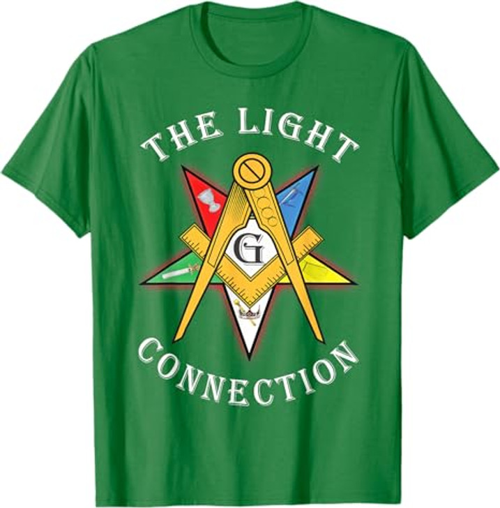 OES Mason The Light Connection Star Square Parents Christmas T-Shirt