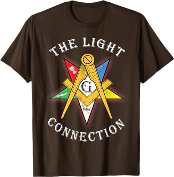 OES Mason The Light Connection Star Square Parents Christmas T-Shirt