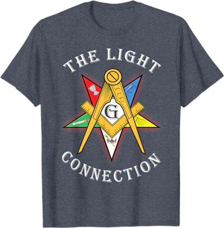 OES Mason The Light Connection Star Square Parents Christmas T-Shirt