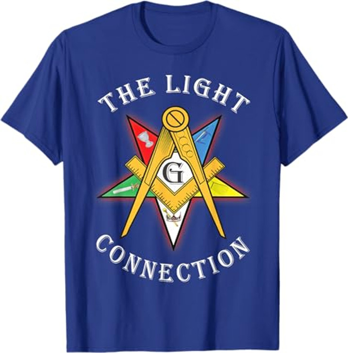 OES Mason The Light Connection Star Square Parents Christmas T-Shirt