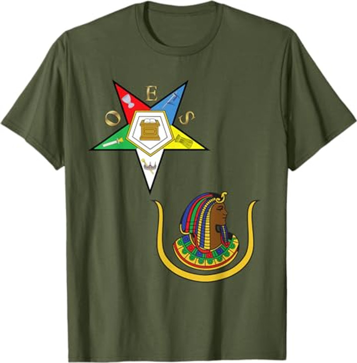 OES Daughters of Isis Split T Shirt PHA Eastern Star Tee DOI T-Shirt