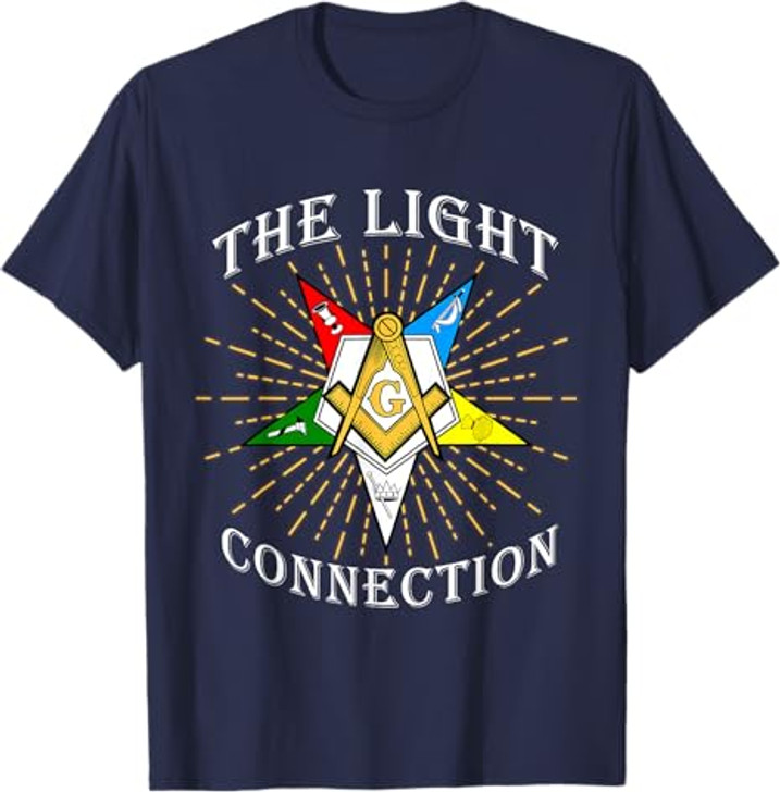 OES Masons The Light Connection Worthy Patron Parents' Day T-Shirt