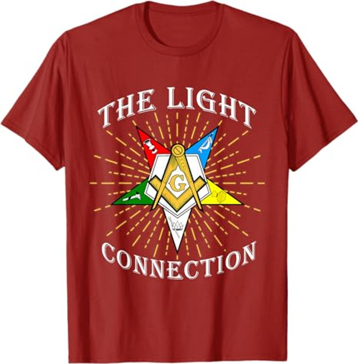 OES Masons The Light Connection Worthy Patron Parents' Day T-Shirt