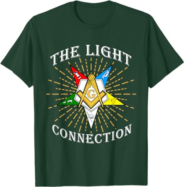 OES Masons The Light Connection Worthy Patron Parents' Day T-Shirt