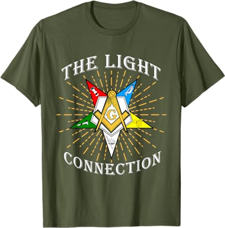 OES Masons The Light Connection Worthy Patron Parents' Day T-Shirt