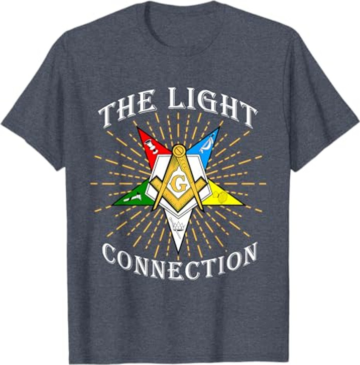 OES Masons The Light Connection Worthy Patron Parents' Day T-Shirt