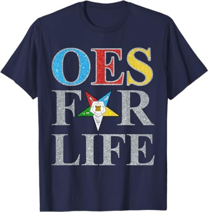 OES For Life Order of the Eastern Star Women's Equality Day T-Shirt