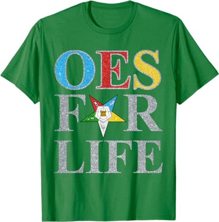 OES For Life Order of the Eastern Star Women's Equality Day T-Shirt