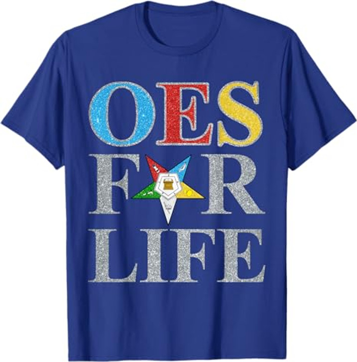 OES For Life Order of the Eastern Star Women's Equality Day T-Shirt