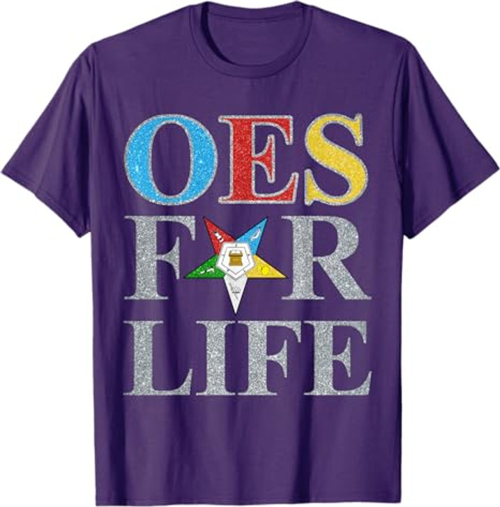 OES For Life Order of the Eastern Star Women's Equality Day T-Shirt