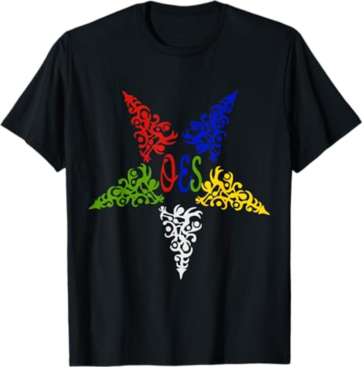 OES Star Human Tree Order of the Eastern Star Parents' Day T-Shirt