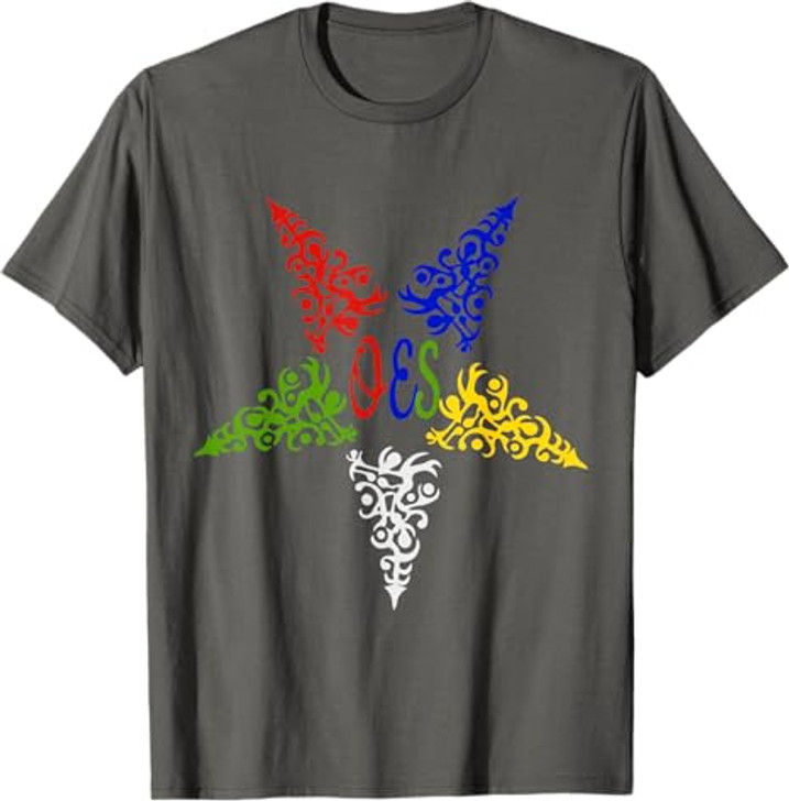 OES Star Human Tree Order of the Eastern Star Parents' Day T-Shirt