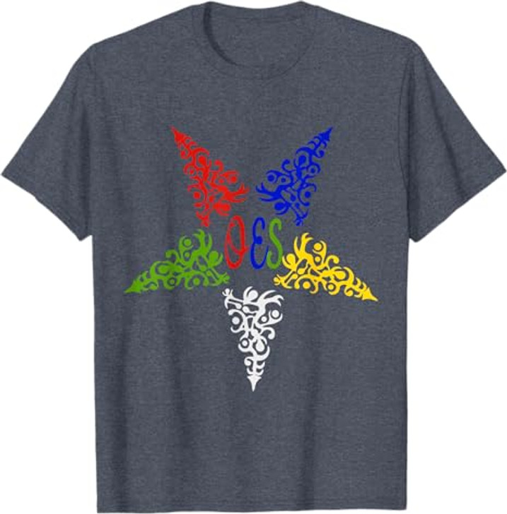 OES Star Human Tree Order of the Eastern Star Parents' Day T-Shirt