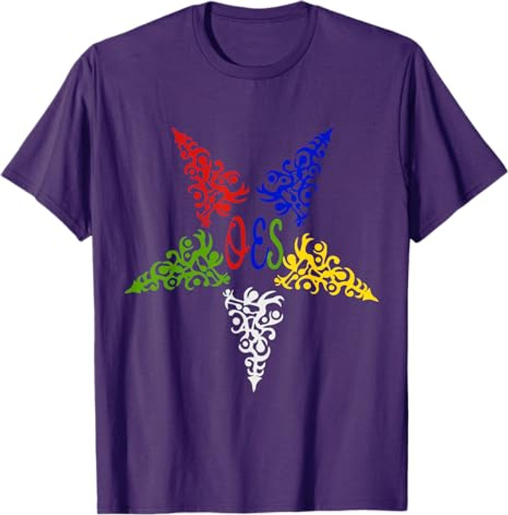 OES Star Human Tree Order of the Eastern Star Parents' Day T-Shirt