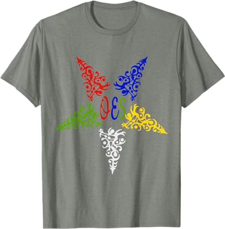 OES Star Human Tree Order of the Eastern Star Parents' Day T-Shirt