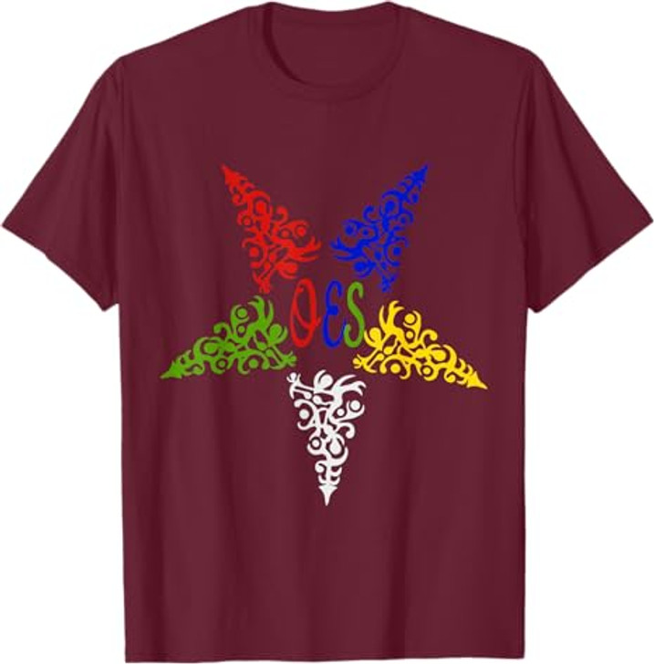 OES Star Human Tree Order of the Eastern Star Parents' Day T-Shirt