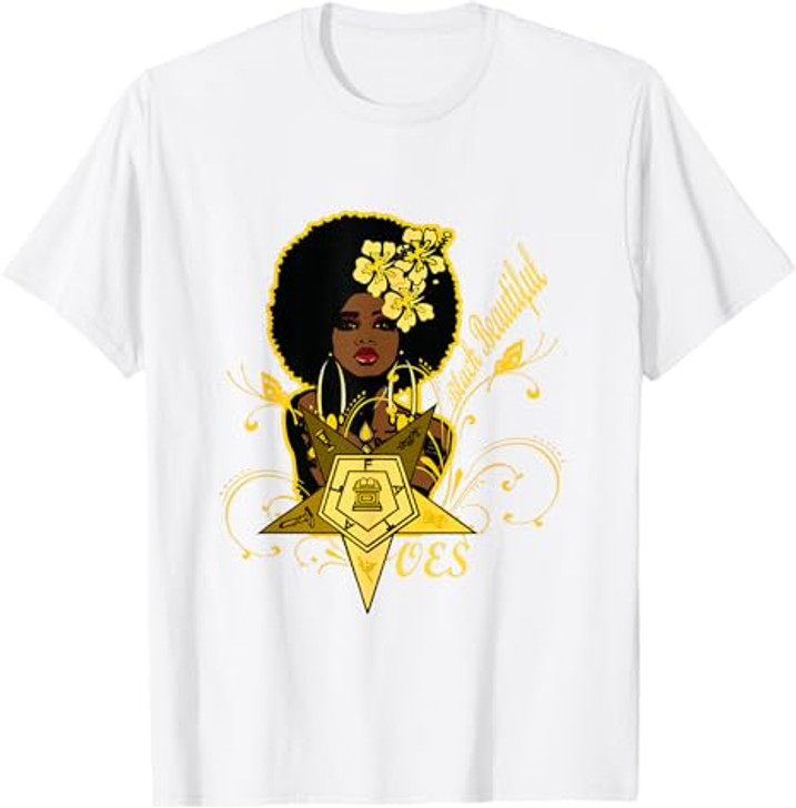 Order Of The Eastern Star OES Black Beautiful Fatal Diva T-Shirt
