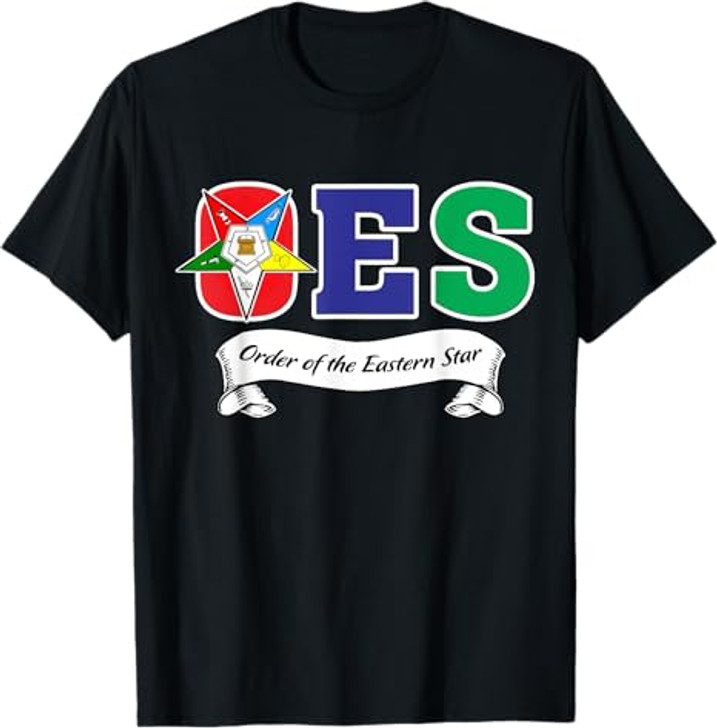 OES Symbol Ribbon Order of the Eastern Star Parents' Day T-Shirt