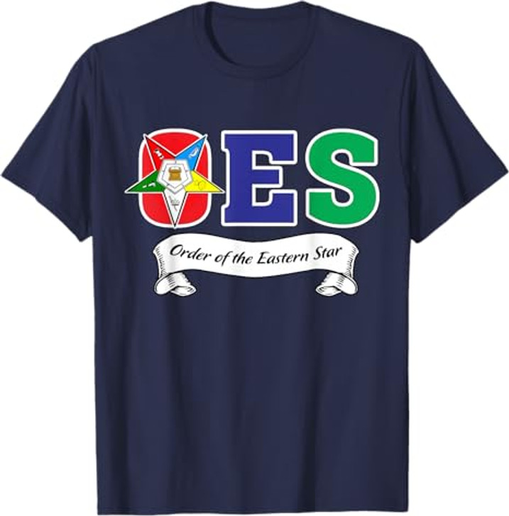 OES Symbol Ribbon Order of the Eastern Star Parents' Day T-Shirt
