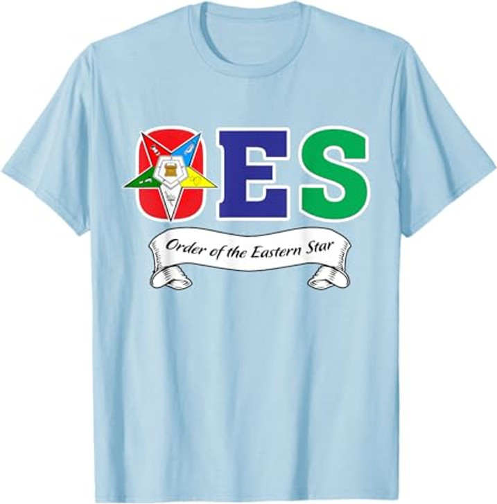 OES Symbol Ribbon Order of the Eastern Star Parents' Day T-Shirt