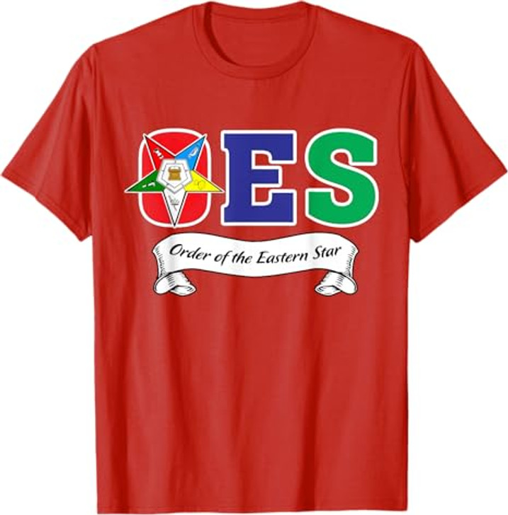 OES Symbol Ribbon Order of the Eastern Star Parents' Day T-Shirt