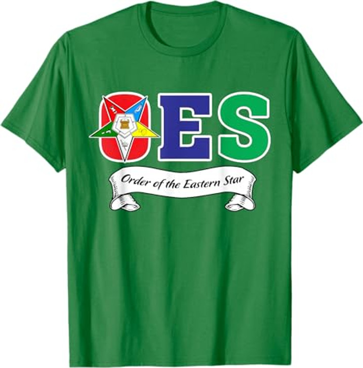 OES Symbol Ribbon Order of the Eastern Star Parents' Day T-Shirt