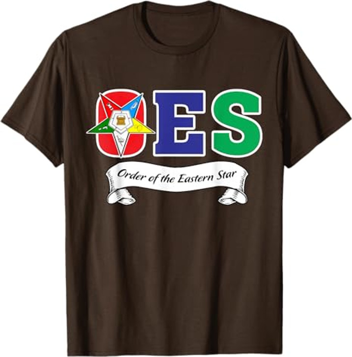OES Symbol Ribbon Order of the Eastern Star Parents' Day T-Shirt