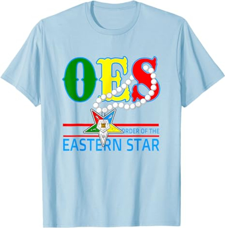 OES Mom Necklace Order of the Eastern Star Mother's Day T-Shirt