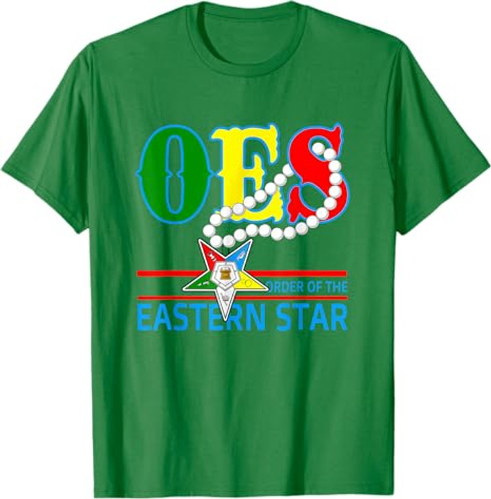 OES Mom Necklace Order of the Eastern Star Mother's Day T-Shirt