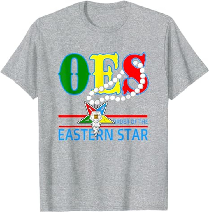 OES Mom Necklace Order of the Eastern Star Mother's Day T-Shirt