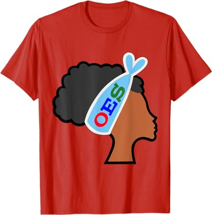 OES Head Band Afro Sister the Eastern Star Parents' Day T-Shirt