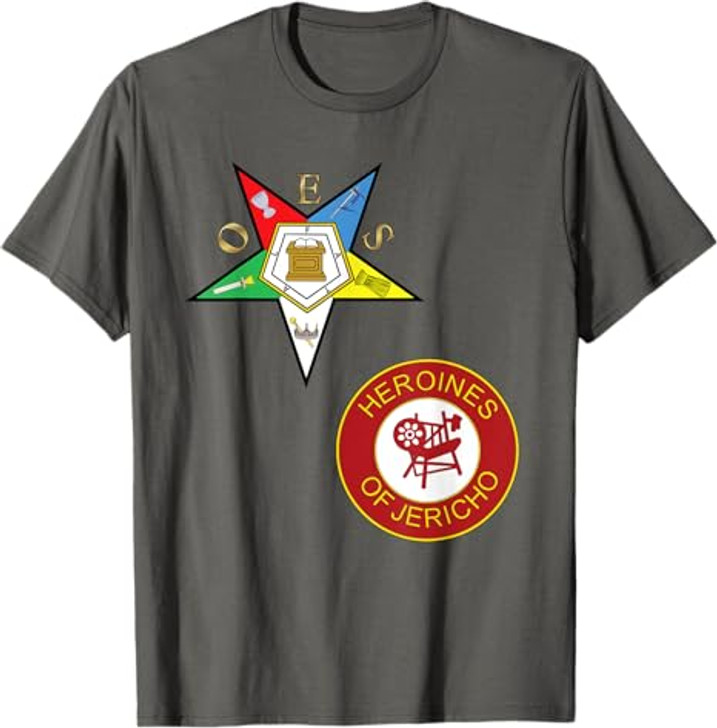 OES Heroines of Jericho Split Order Eastern Star PHA HOJ T-Shirt