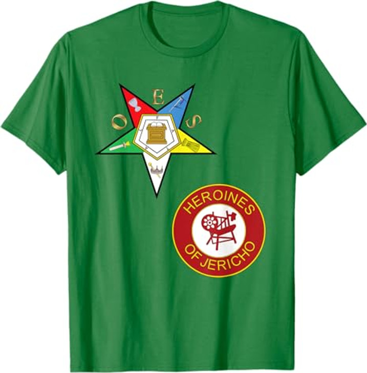 OES Heroines of Jericho Split Order Eastern Star PHA HOJ T-Shirt