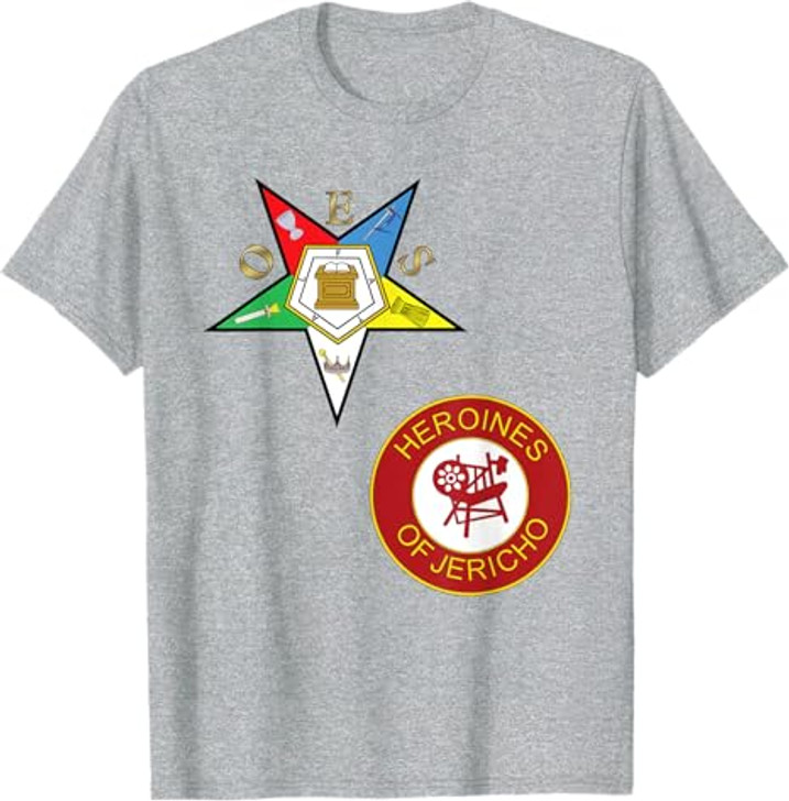 OES Heroines of Jericho Split Order Eastern Star PHA HOJ T-Shirt