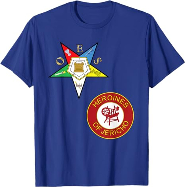 OES Heroines of Jericho Split Order Eastern Star PHA HOJ T-Shirt